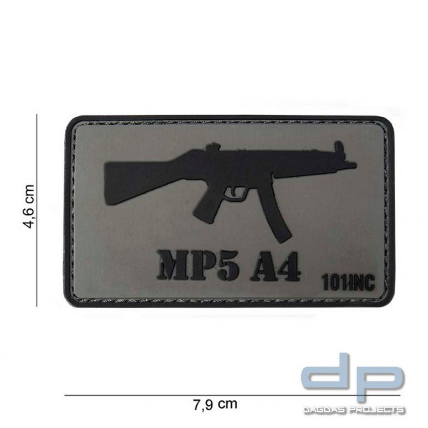 Emblem 3D PVC MP5 A4