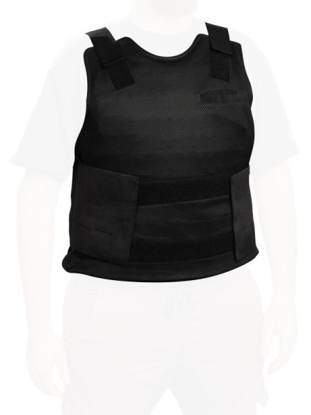 Armadillo Tex - Herkules Classic Stichschutzweste in Schwarz und Weiß