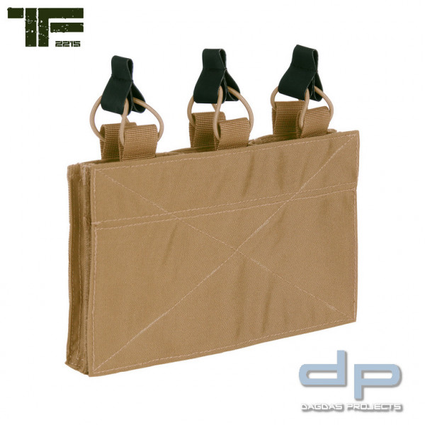 TF-2215 Triple M4 Pouch with Hook and loop panel