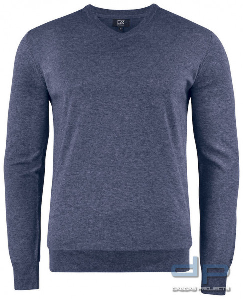 Herren Strickpullover V-Ausschnitt 80% Baumwolle, 20% Nylon in verschiedenen Farben