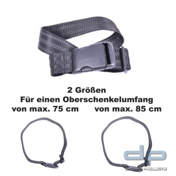 COP® 9983EL Elastischer Beingurt für Oberschenkelholster, (2M Ausführung)