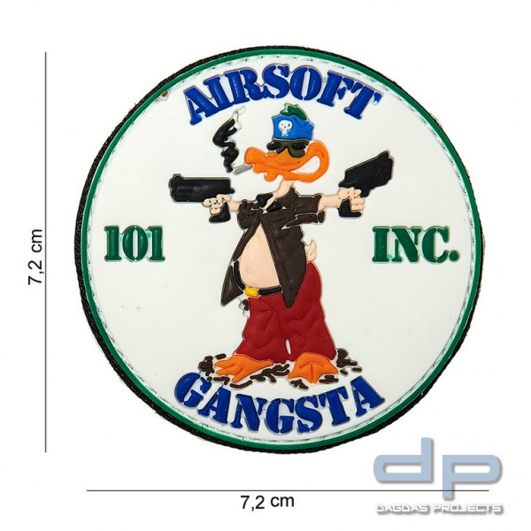 Emblem 3D PVC Airsoft Gangsta