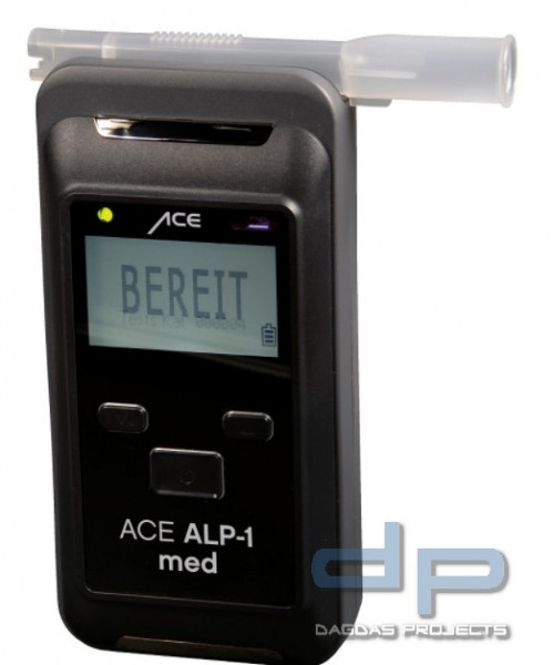 Alkoholtester ACE ALP-1 med (mit Medizinzertifikat und austauschbarem  Sensor), Alkohol Tester, Polizeibedarf & Kriminaltechnik, Alle  Kategorien