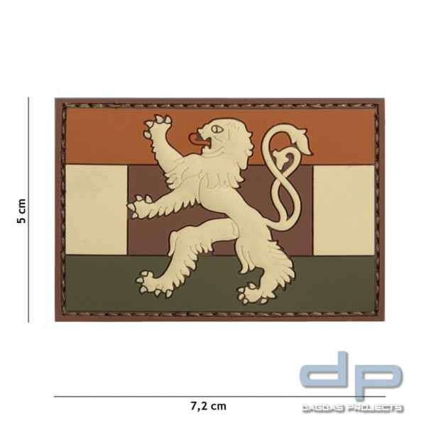 Emblem 3D PVC Benelux Flagge woodland