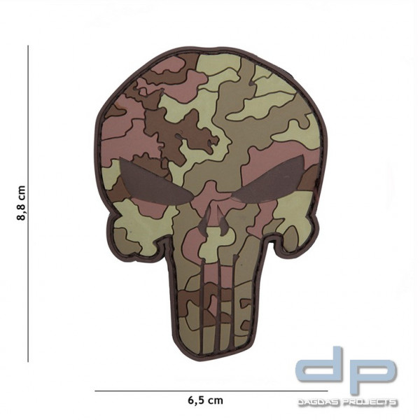 Emblem 3D PVC Punisher Italian Camo