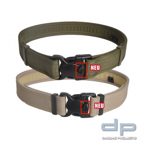 Dienstkoppel COP® 92MK245, COP® LOK 2 Schließe, mit Hakenklett, 45 mm, Cordura® Grün oder Beige