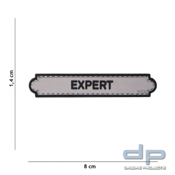 Emblem 3D PVC Expert Tab grau