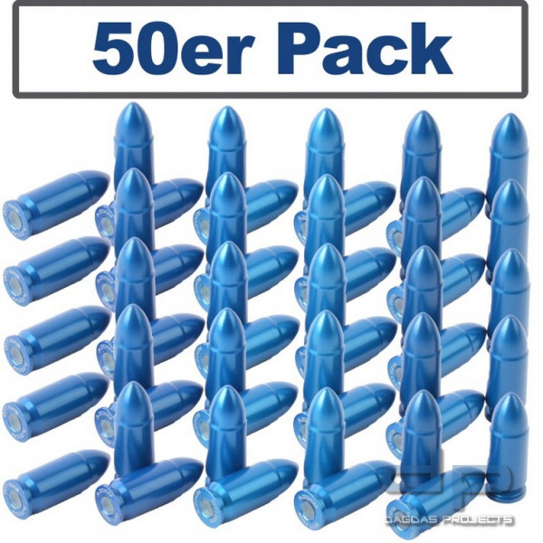 A-ZOOM BLUE Übungspatronen für Pistolen Farbe: blau 50er Pack