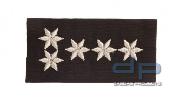 Erste(r) Polizeihauptkomissar/in - Gehobener Dienst - Schulterklappen mit Schlaufe - blau 5 Sterne s