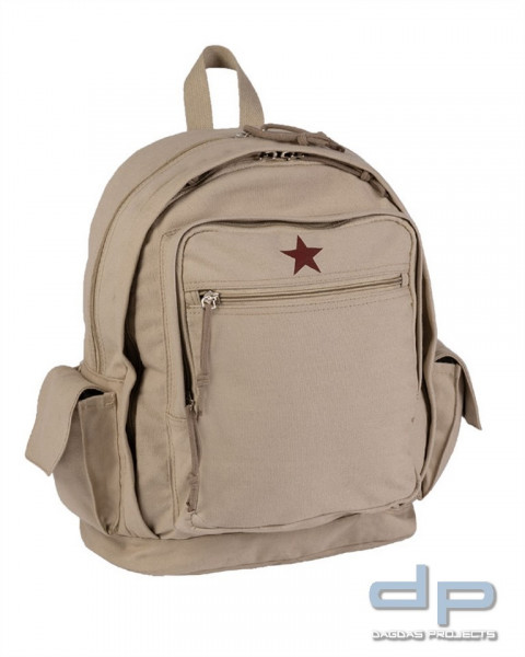 CITY RUCKSACK ′RED STAR′ KHAKI VPE 2