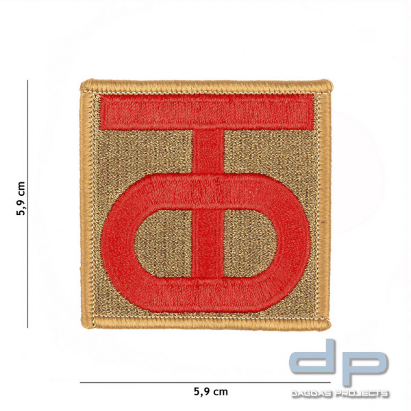 Emblem Stoff 90th US Infantry Division WWII #3051