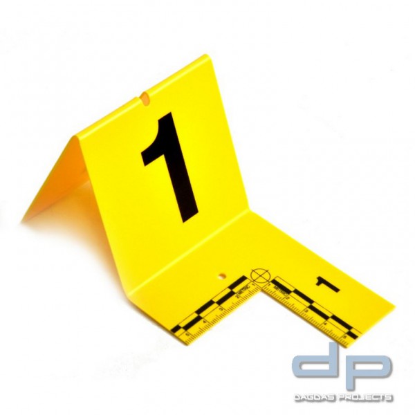 EVI-PAQ® nummerierte Marker mit Ausschnitt, 20er Set Farbe: Gelb verschiedene Sets