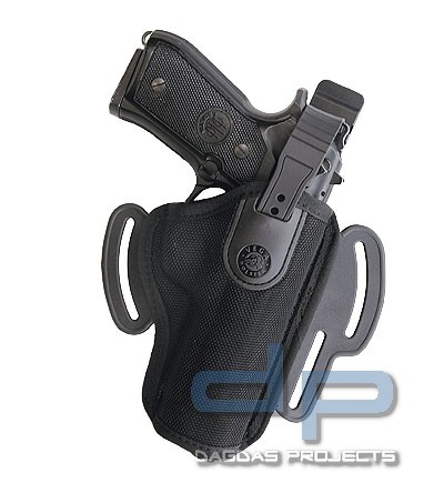 Vega Cordura Holster für H&amp;K USP, Glock 20/21, Walther P99 - Rechts