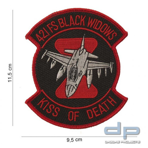 Emblem Stoff Kiss of Death 421 FS Black Windows