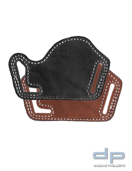 BIANCHI® 101 Gürtelholster, Leder in Schwarz und Braun