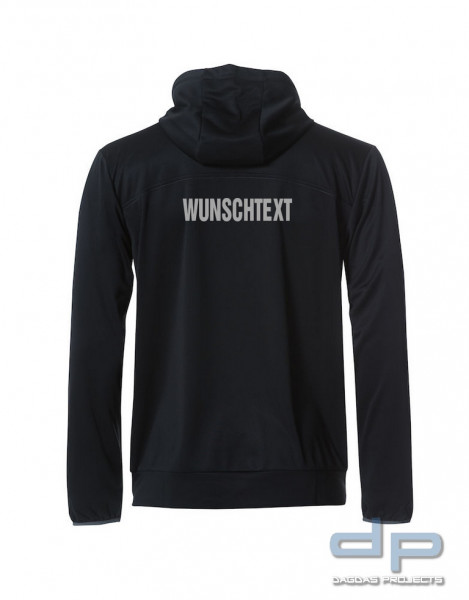 Sweatjacke Ottawa in verschiedenen Farben mit Aufdruck nach Wunsch in reflex Silber