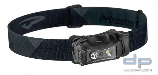 PRINCETON TEC SYNC KOPFLAMPE 300 LUMEN in Schwarz