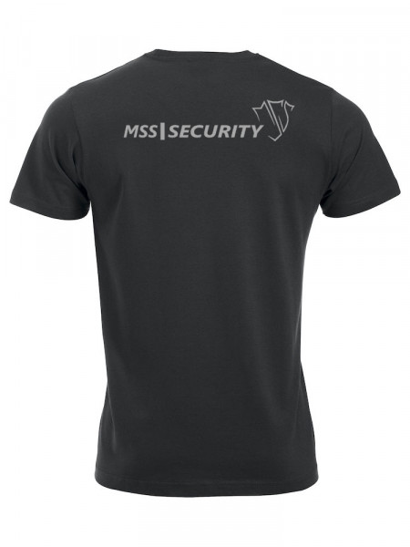 Clique New Classic-T Shirt Schwarz mit 3 Fach Sonderaufdruck MSS
