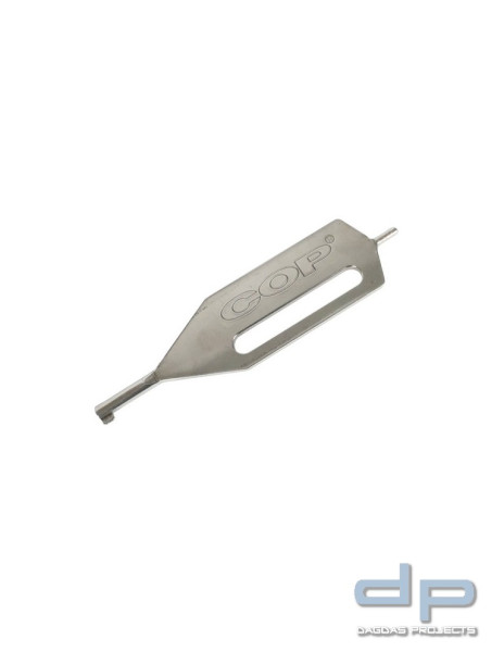 COP® Premium Universal-Handfesselschlüssel (Hohlschlüssel), Farbe: silber