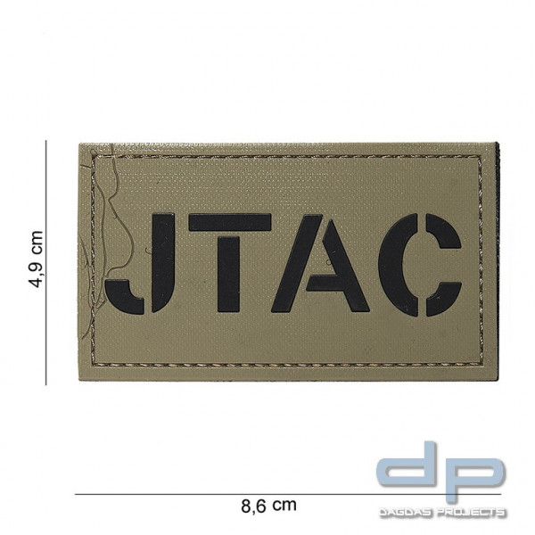 Emblem 3D PVC JTAC Coyote