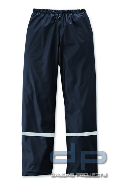Flexible Polizei Regenbundhose mit Reflexstreifen