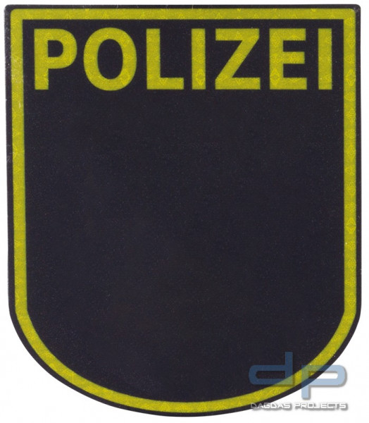 Ärmelabzeichen Polizei Sachsen Reflektierend