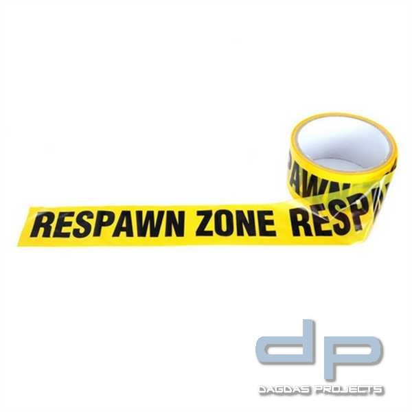 Absperrband Respawn Zone