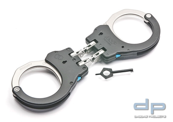 ASP, Scharnier, Ultra Plus Cuff Stahl mit Sicherungsschieber 2 Zahnstangen