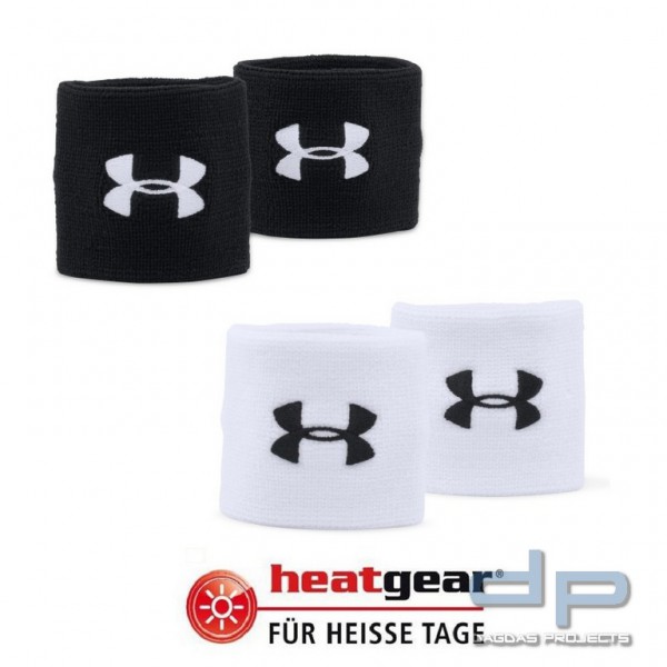 Under Armour® Schweißband HeatGear® 2er Pack verschiedene Farben