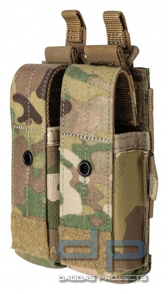 5.11 TACTICAL FLEX DOUBLE PISTOL MAG COVER POUCH MULTICAM