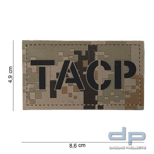 Emblem 3D PVC TACP dig. Desert