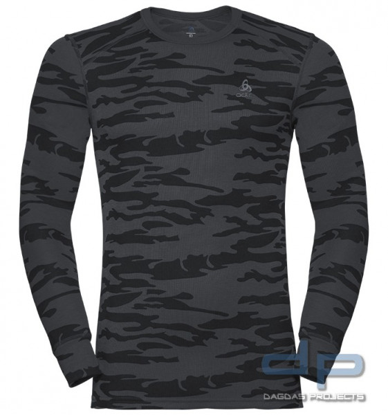 Odlo Baselayer Set Warm Camo grau