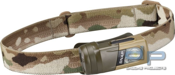 Princeton Tec SNAP 450 RW (taktische Kopflampe 450lm) in Multicam