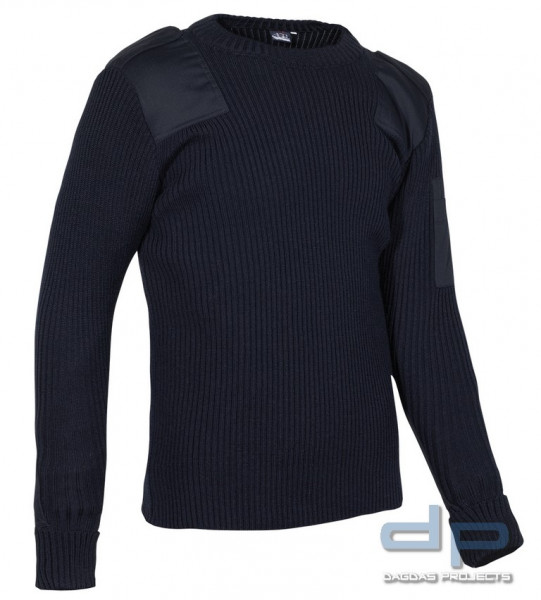 Elbe-Team Uniformpullover Rippstrick in Navy oder Schwarz