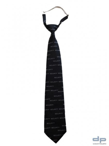 Security Krawatte im Allover Design Farbe Anthrazit