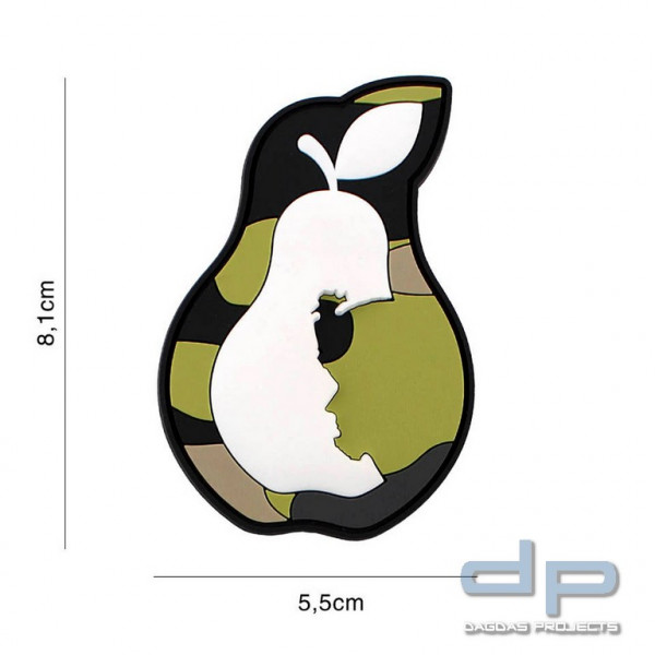 Emblem 3D PVC iPear woodland