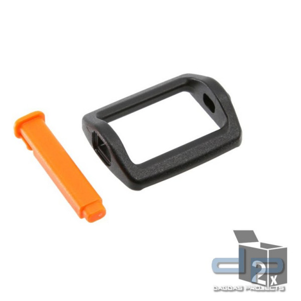 Tatonka - EcoBTS Sliplok (25mm Leiter- Schnalle) schwarz/orange