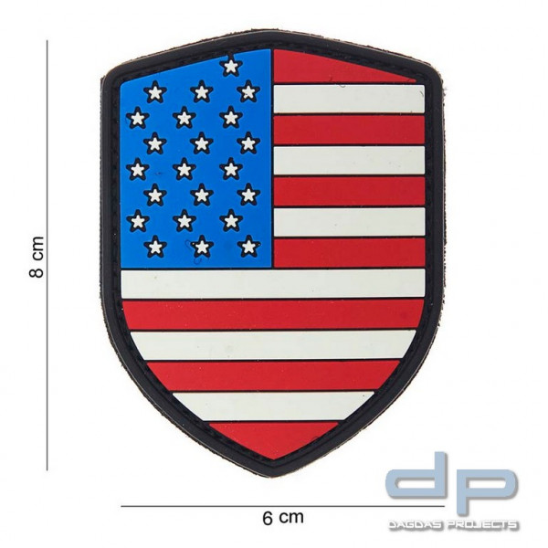 Emblem 3D PVC Schild USA desert