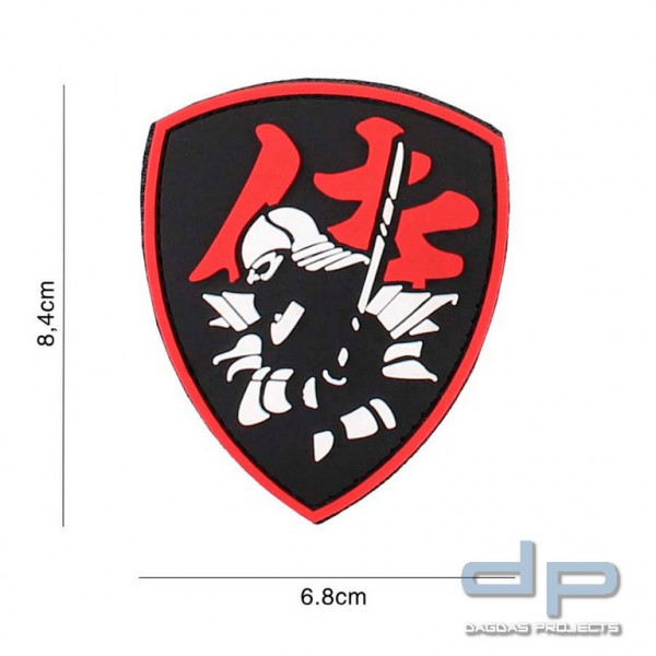 Emblem 3D PVC Samurai Shield rot