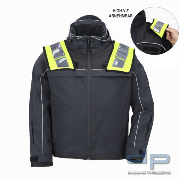 ETZEL® Multifunktionsjacke 3 in 1 HighViz, dunkelblau