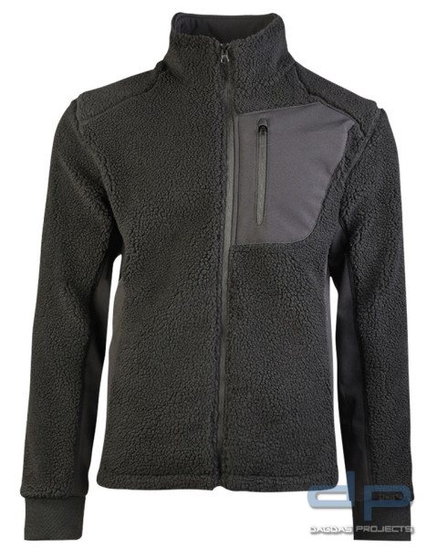 Mil-Tec - Bearforce Kälteschutz Jacke (Teddy Fleece) in Schwarz und Oliv