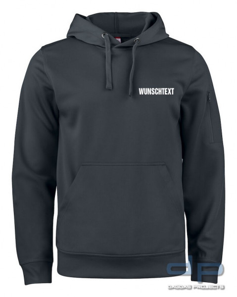 Basic Active Hoody mit Wunschaufdruck in verschiedenen Farben