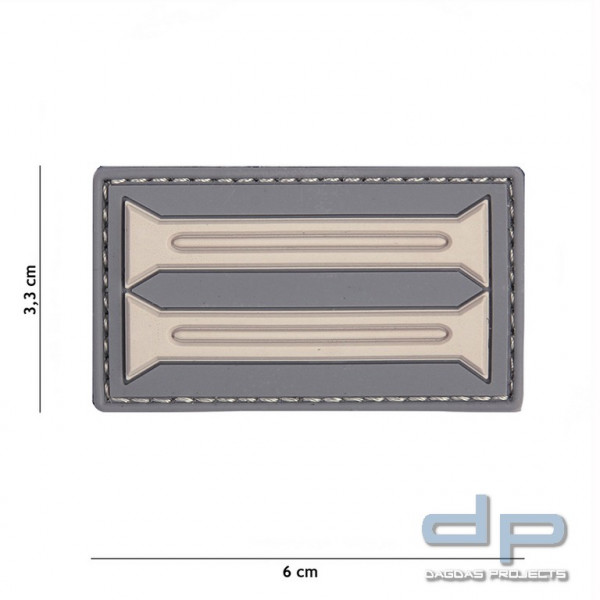 Emblem 3D PVC Deutsche Insignia grau
