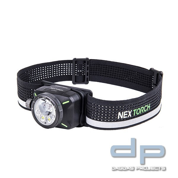 NEXTORCH eStar - Ultraleichte, wiederaufladbare LED-Stirnlampe mit 1300 Lumen