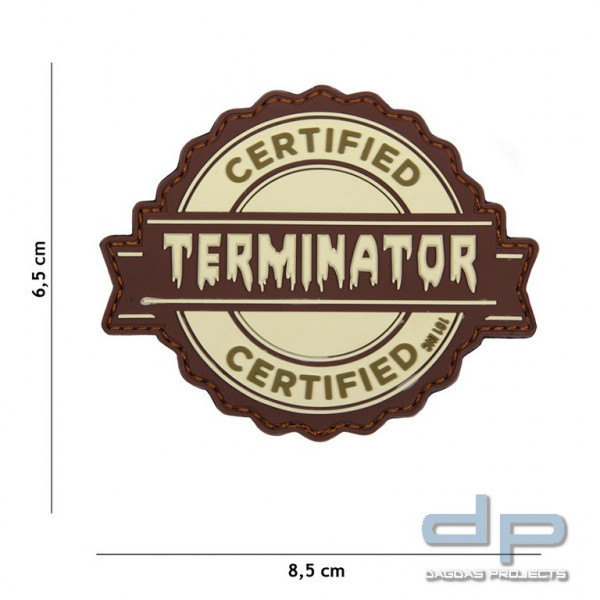 Emblem 3D PVC Terminator Coyote