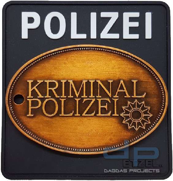 BAYERN Polizei ÄLTERES Lurex Abzeichen HUBERT & STALLER  Patch Polizeiabzeichen