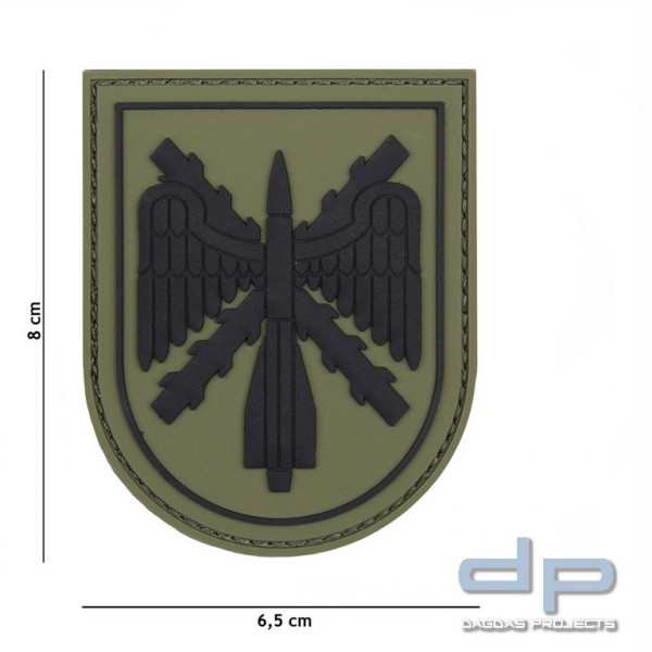 Emblem 3D PVC Spanisches Schild grün
