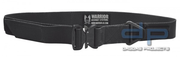 Warrior Rigger Belt mit Cobra Buckle Schwarz