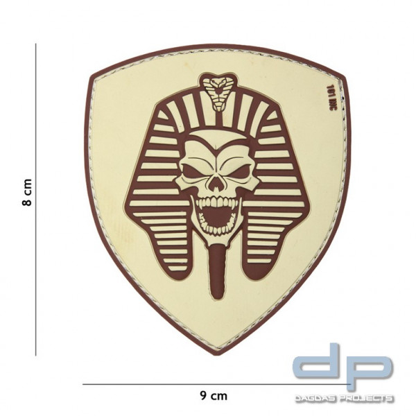 Emblem 3D PVC Faroa Skull beige