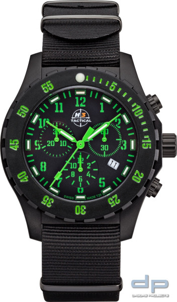 H3TACTICAL Trooper Green Chronograph Nato